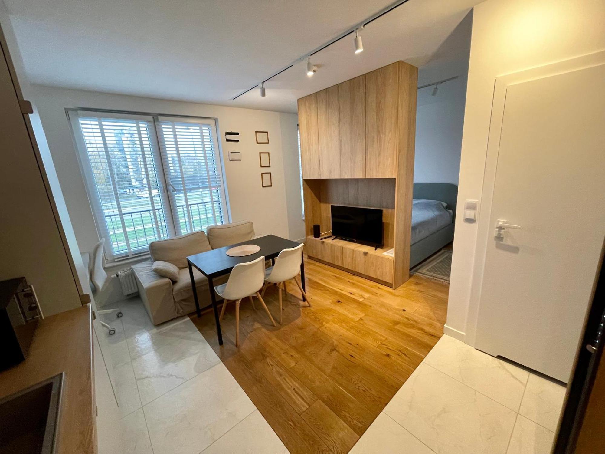 Lägenhet Time&house Pileckiego Przy Centrum Onkologi I Klinice Novum Apartament Na Wylacznosc Pokoj,sypialnia,lozko, Lazienka,kuchnia Warszawa